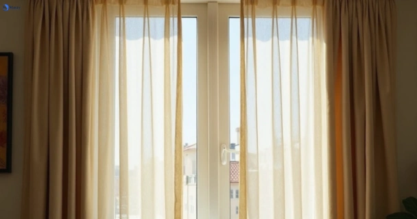 Dull dusty drapes in bonnyrigg-nsw before professional cleaning